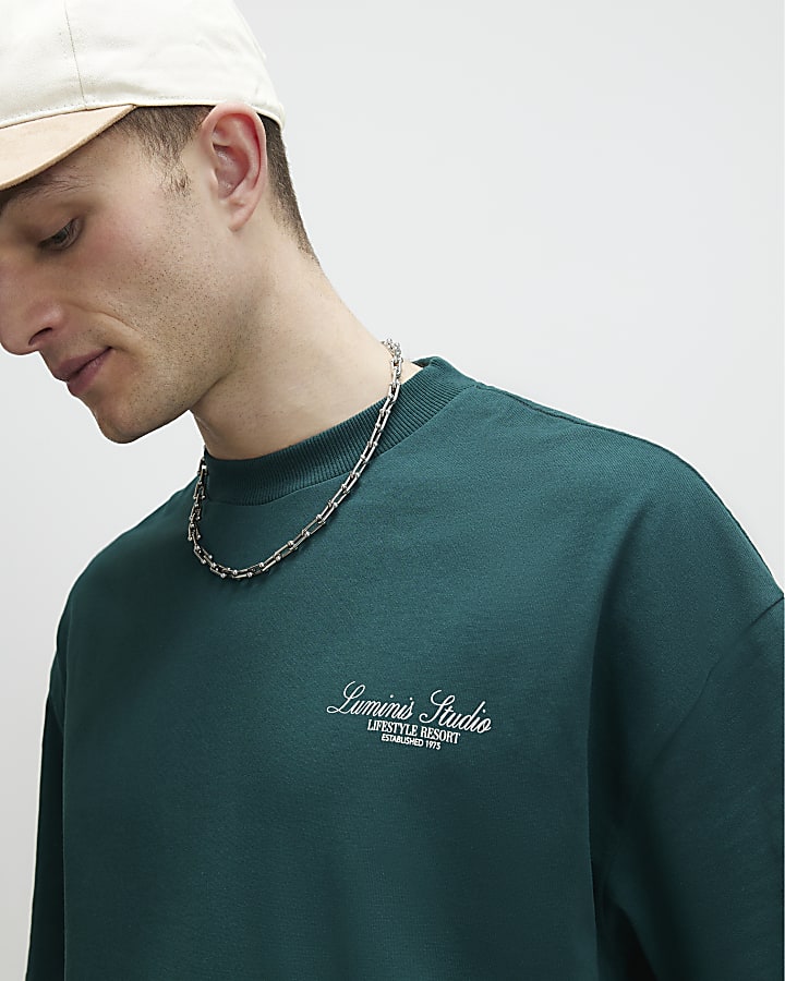 Green Hotel Resort Sketch T-Shirt