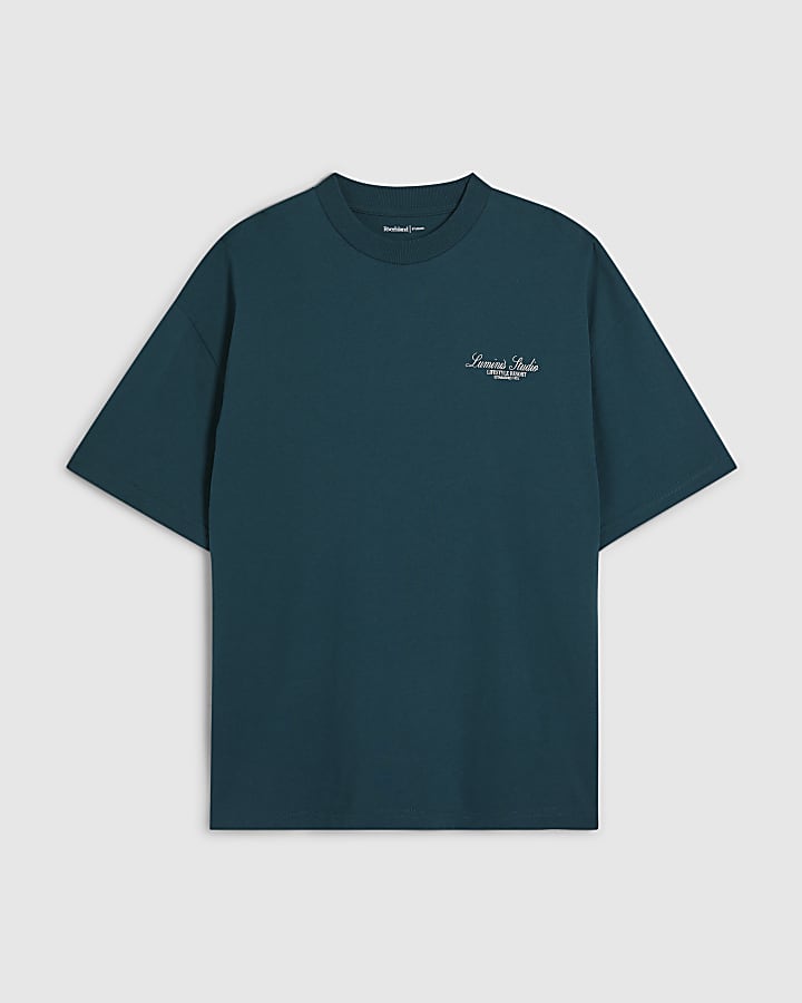 Green Hotel Resort Sketch T-Shirt