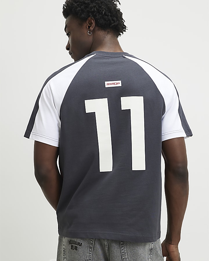 Grey Oversized Fit Prolific T-Shirt