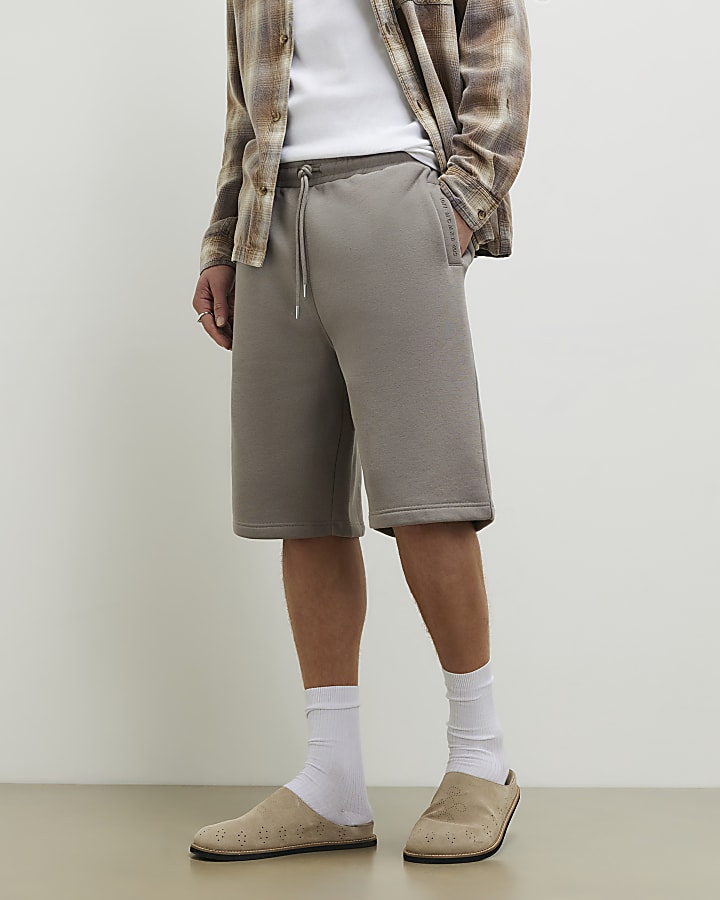 Grey Essential Bermuda Shorts