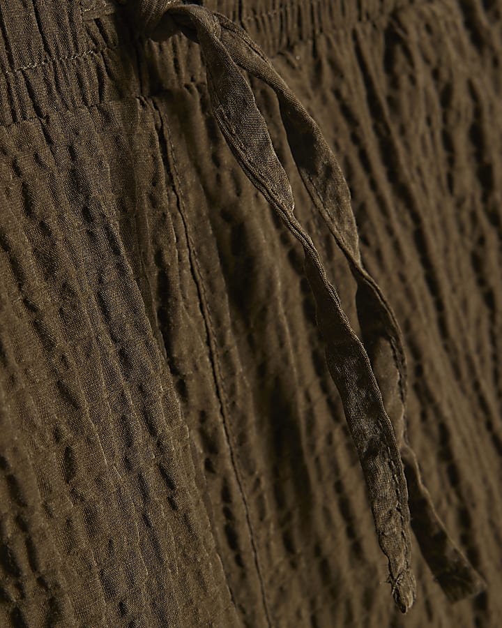 Khaki RI Studio Pleated Shorts