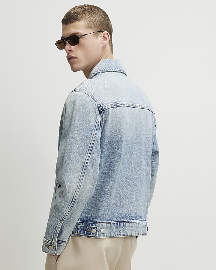 Blue Washed Denim Jacket