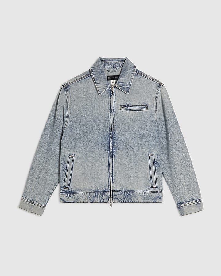 Blue Washed Denim Jacket