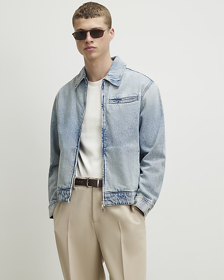 Blue Washed Denim Jacket