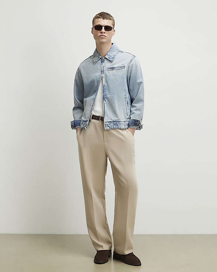 Blue Washed Denim Jacket