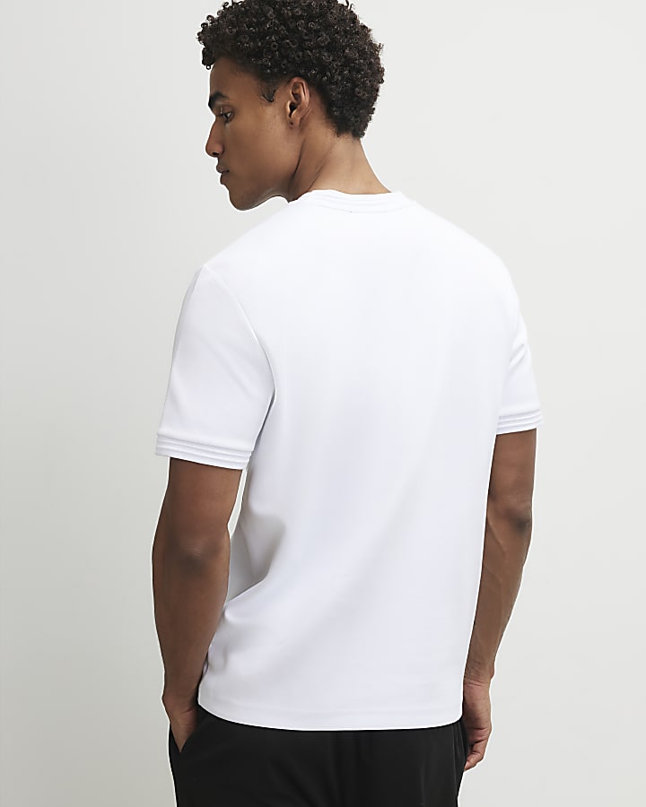 White Slim Fit Shadow MCMXII T-Shirt