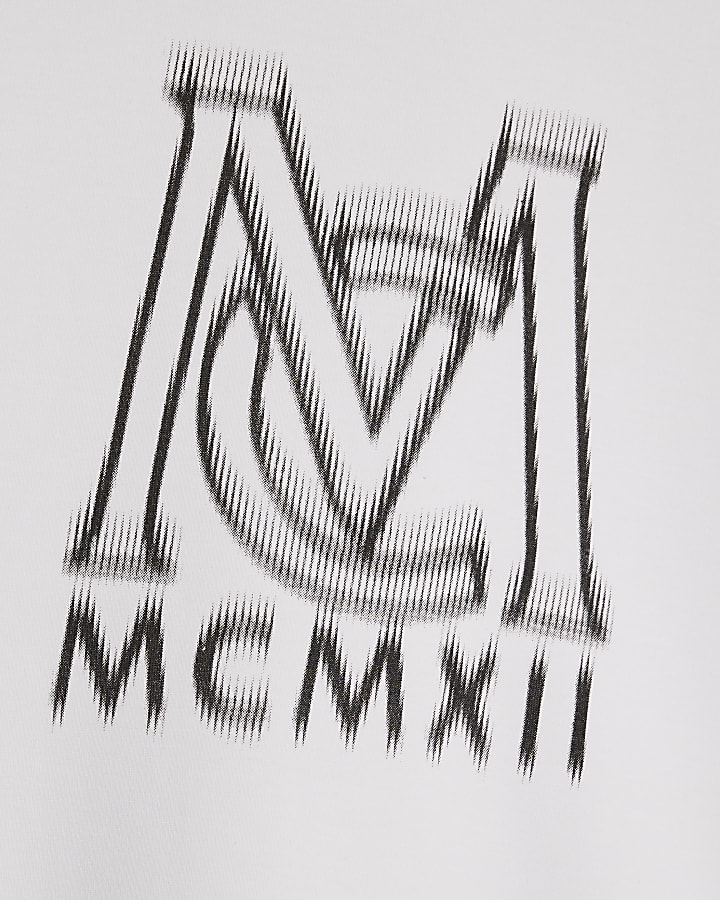 White Slim Fit Shadow MCMXII T-Shirt