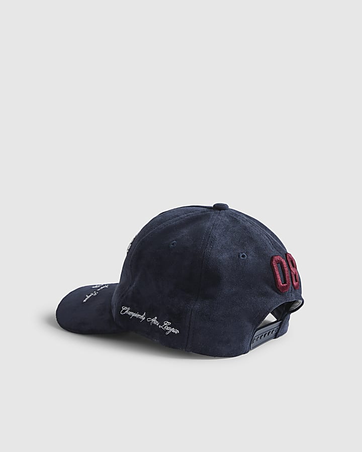 Navy Suede Sanctuaire USA Cap