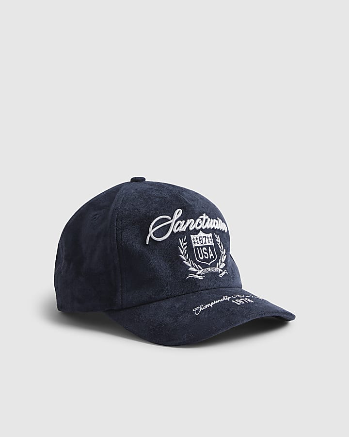 Navy Suede Sanctuaire USA Cap