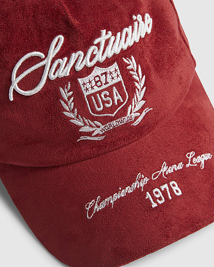 Red Suede Sanctuaire USA Cap
