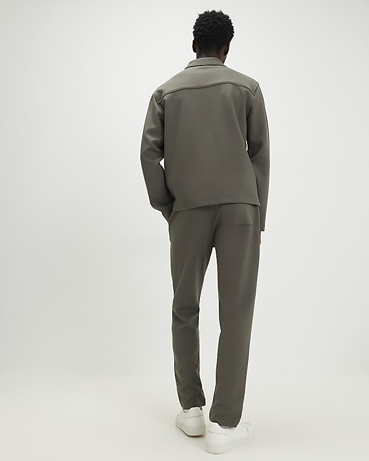 Khaki Slim Fit Interlock Monogram Joggers