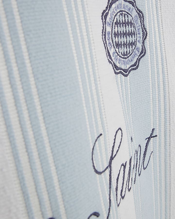Blue Regular Fit Ame Saint Paris T-Shirt