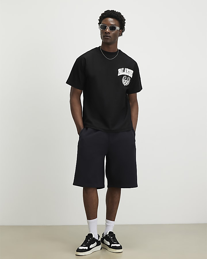 Black Oversized Fit Palais Dept T-Shirt