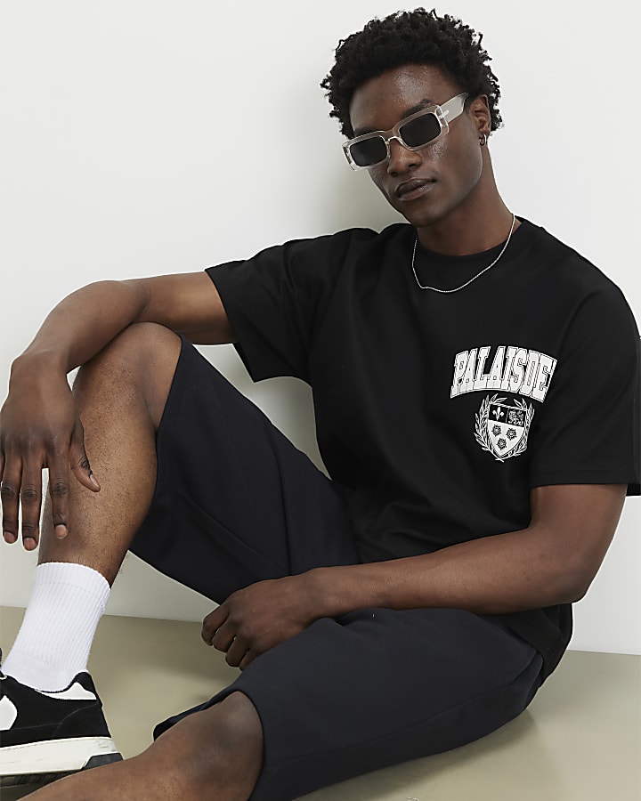 Black Oversized Fit Palais Dept T-Shirt
