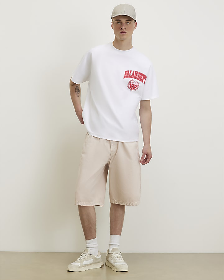 White Oversized Fit Palais Dept T-Shirt