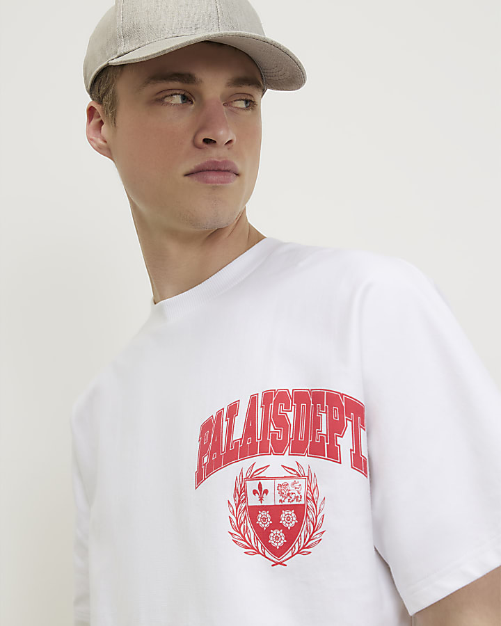 White Oversized Fit Palais Dept T-Shirt