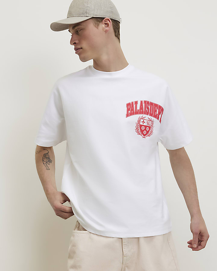 White Oversized Fit Palais Dept T-Shirt