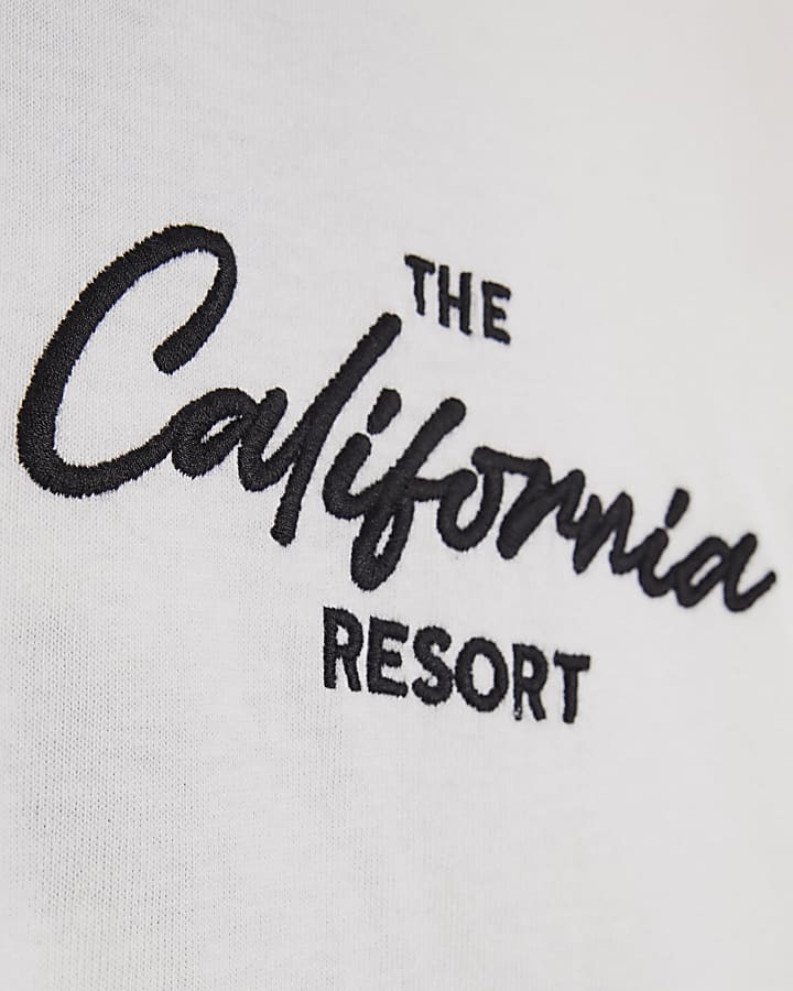 White Oversized Fit Boulevard T-Shirt