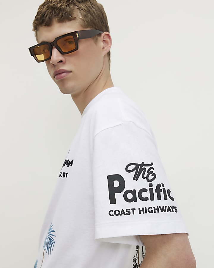 White Oversized Fit Boulevard T-Shirt