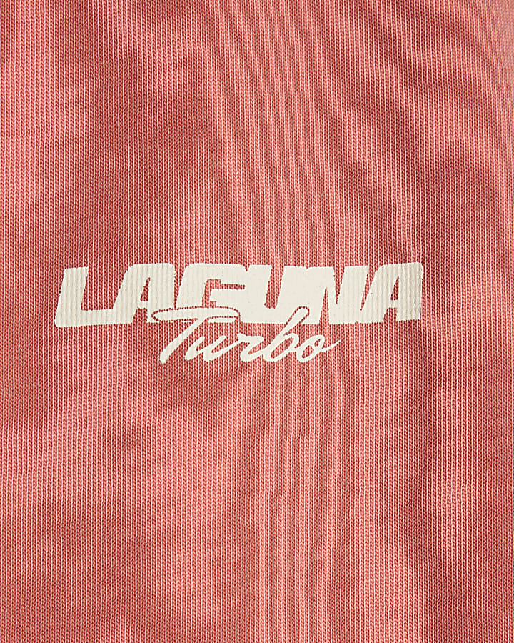 Red Washed Laguna Turbo Tank Top