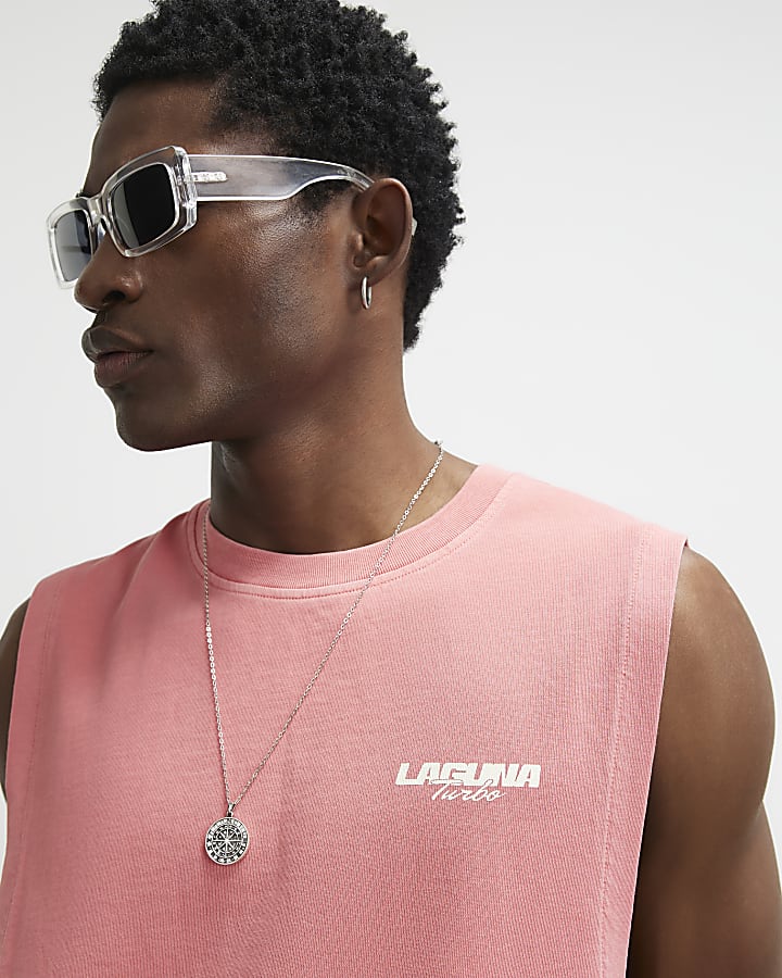 Red Washed Laguna Turbo Tank Top