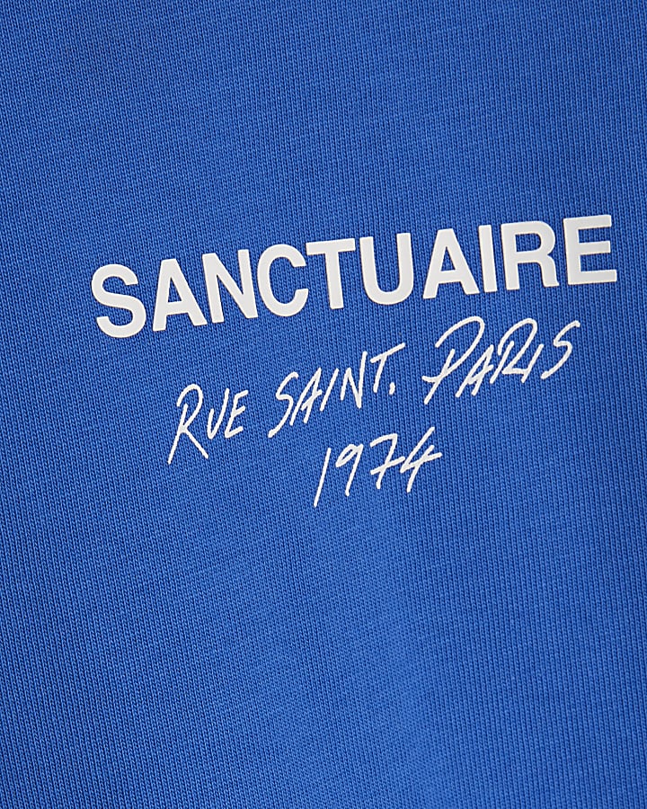 Blue Oversized Fit Sanctuaire T-Shirt