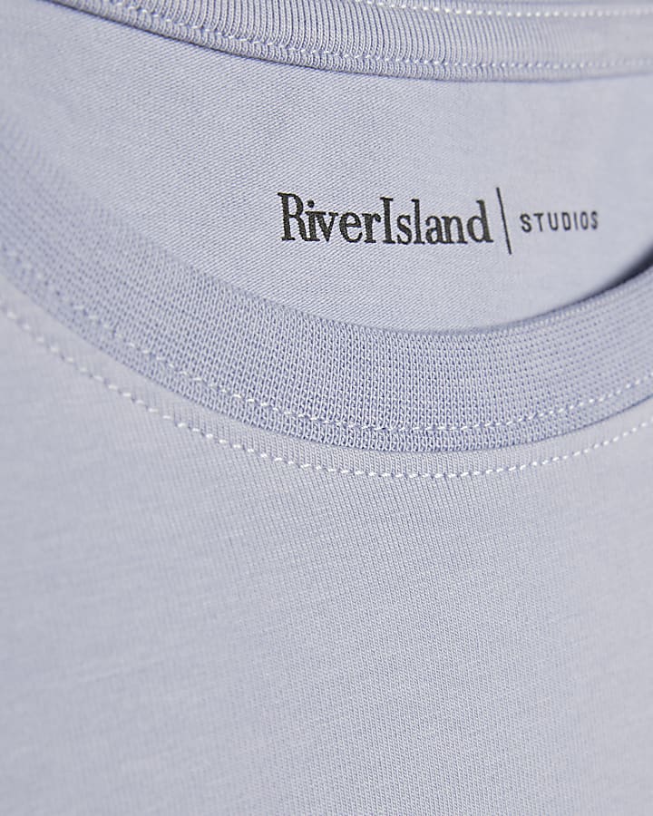 Blue Muscle Fit T-Shirt