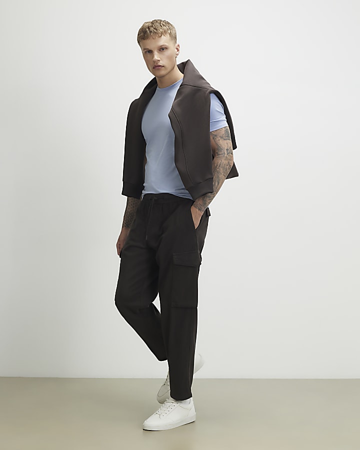 Blue Muscle Fit T-Shirt