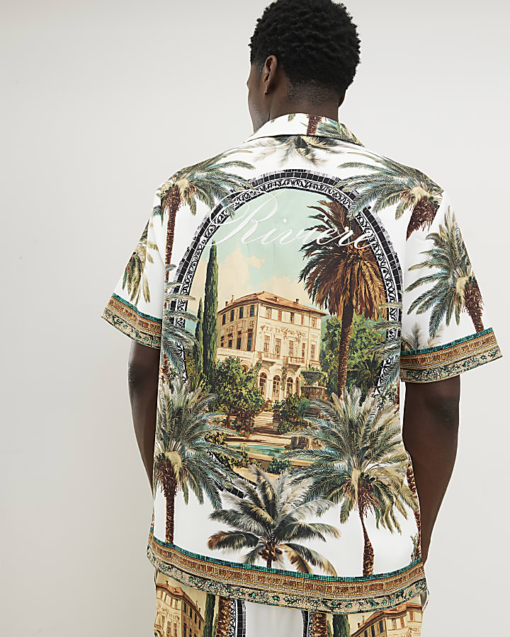 Green Riviera Palm Tree Shirt