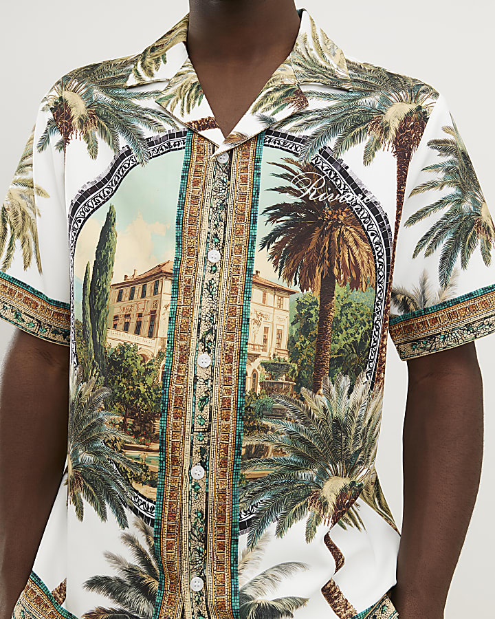 Green Riviera Palm Tree Shirt
