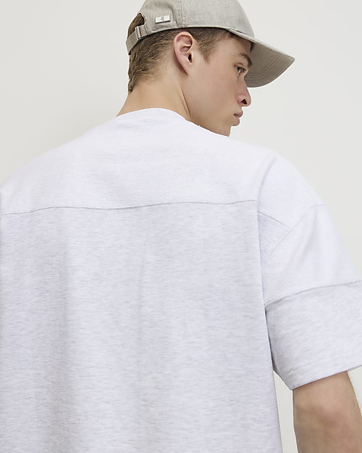 Grey Oversized Fit 78 Riviera T-Shirt
