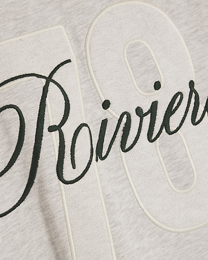 Grey Oversized Fit 78 Riviera T-Shirt
