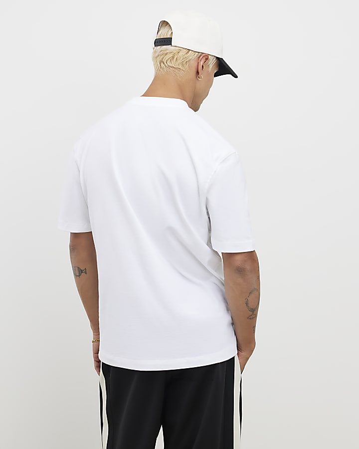 White Regular Fit Pack Of 3 T-Shirts