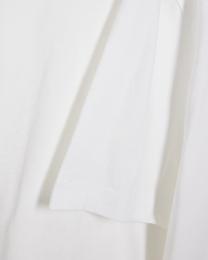 White Regular Fit Pack Of 3 T-Shirts