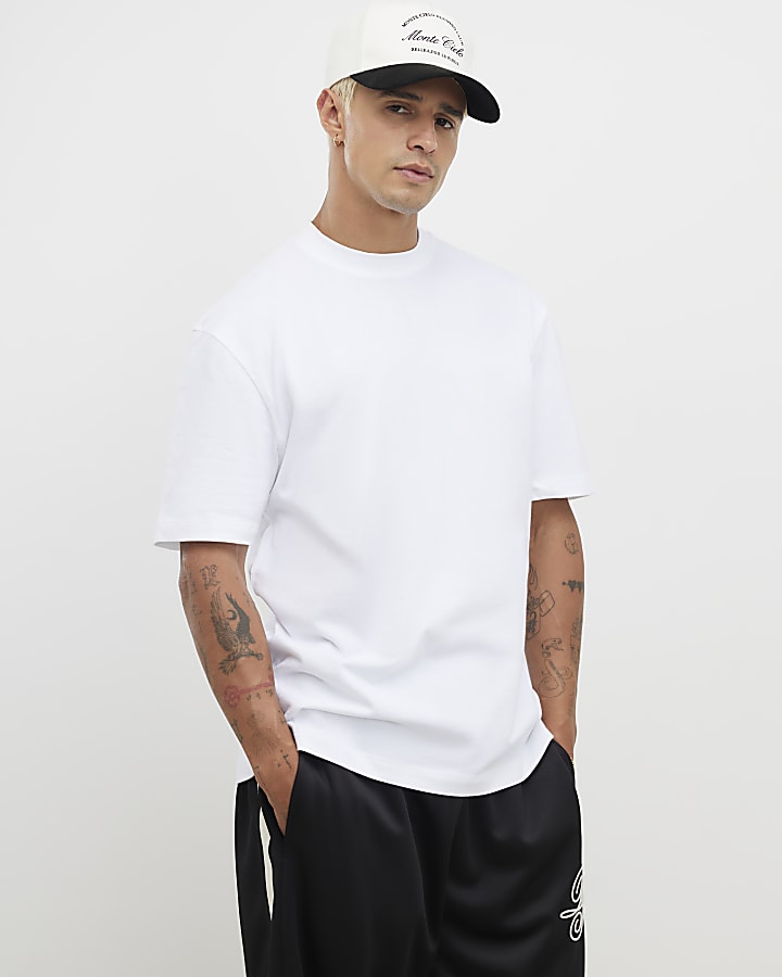 White Regular Fit Pack Of 3 T-Shirts
