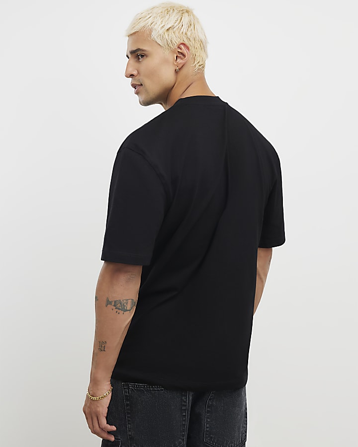 Black Regular Fit Pack Of 3 T-Shirts