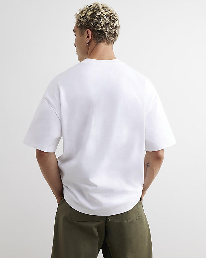 White Essential Oversized Fit T-Shirts 3 Pack