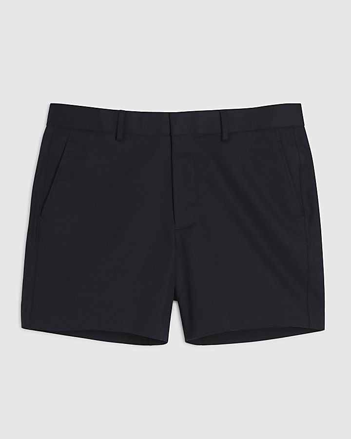 Navy Slim Fit Short Length Chino Shorts