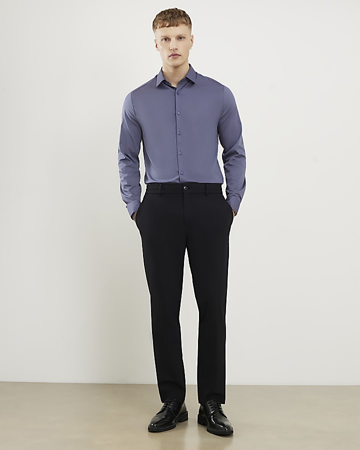 Grey Muscle Fit Shirt