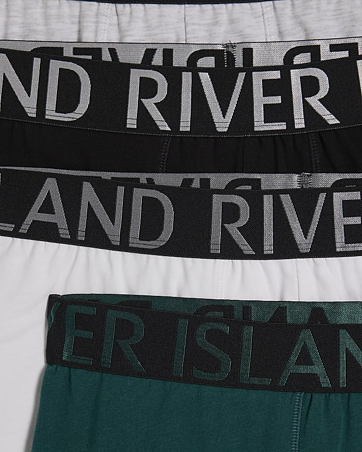 Green Mixed Waistband Pack Of 5 Trunks