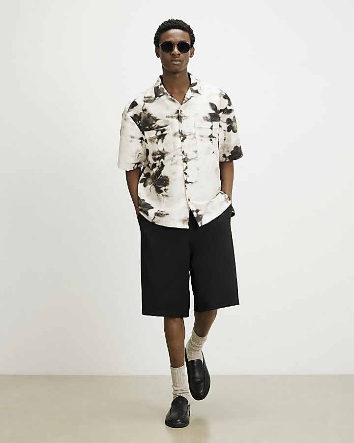 Black RI Studio Floral Shirt