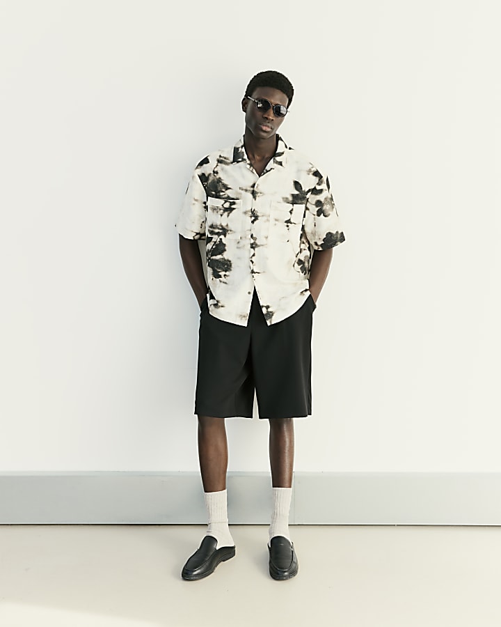 Black RI Studio Floral Shirt