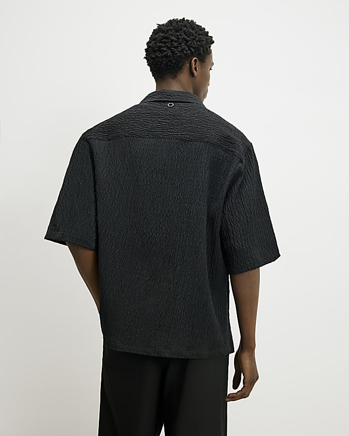 Black RI Studio Crinkle Shirt