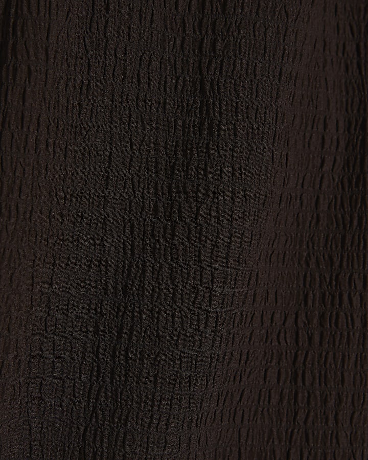 Brown Regular Fit Pull On Shorts