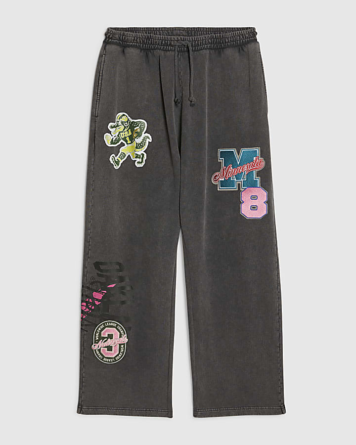 Black Year Zero Badged Joggers