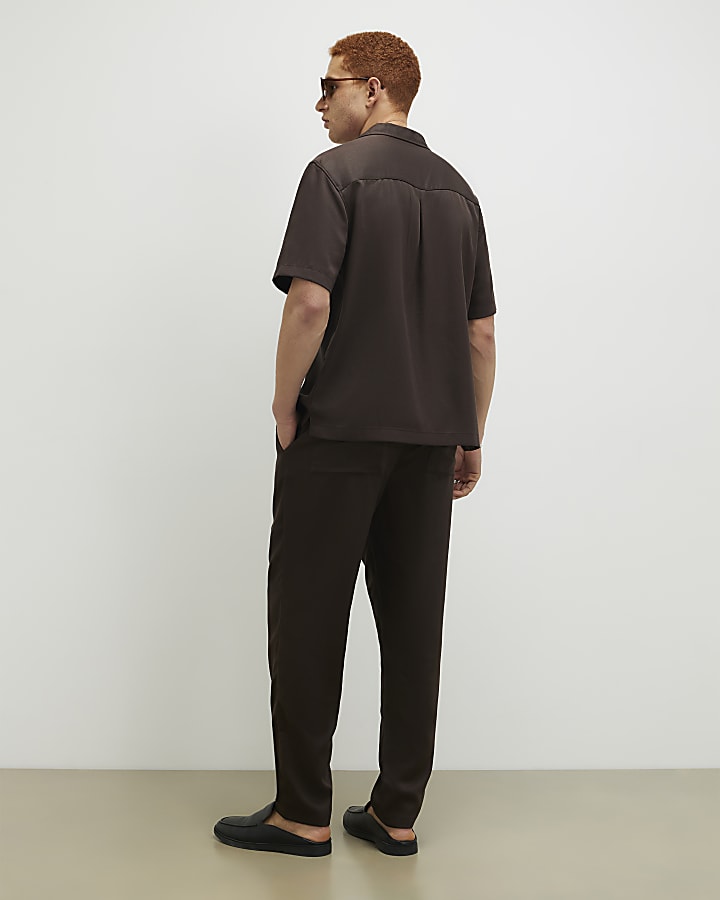 Brown Regular Fit Jogger