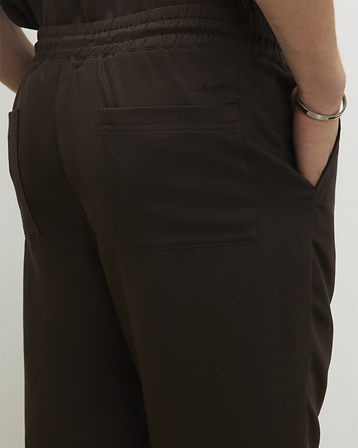 Brown Regular Fit Jogger