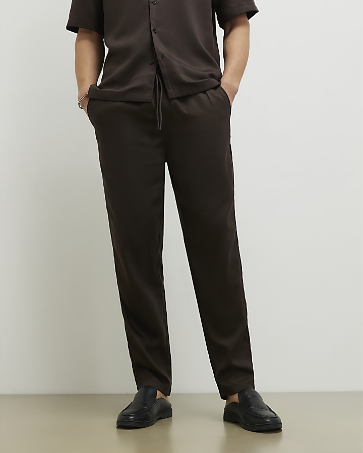 Brown Regular Fit Jogger