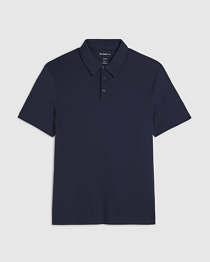 Navy Slim Fit Polo Shirt
