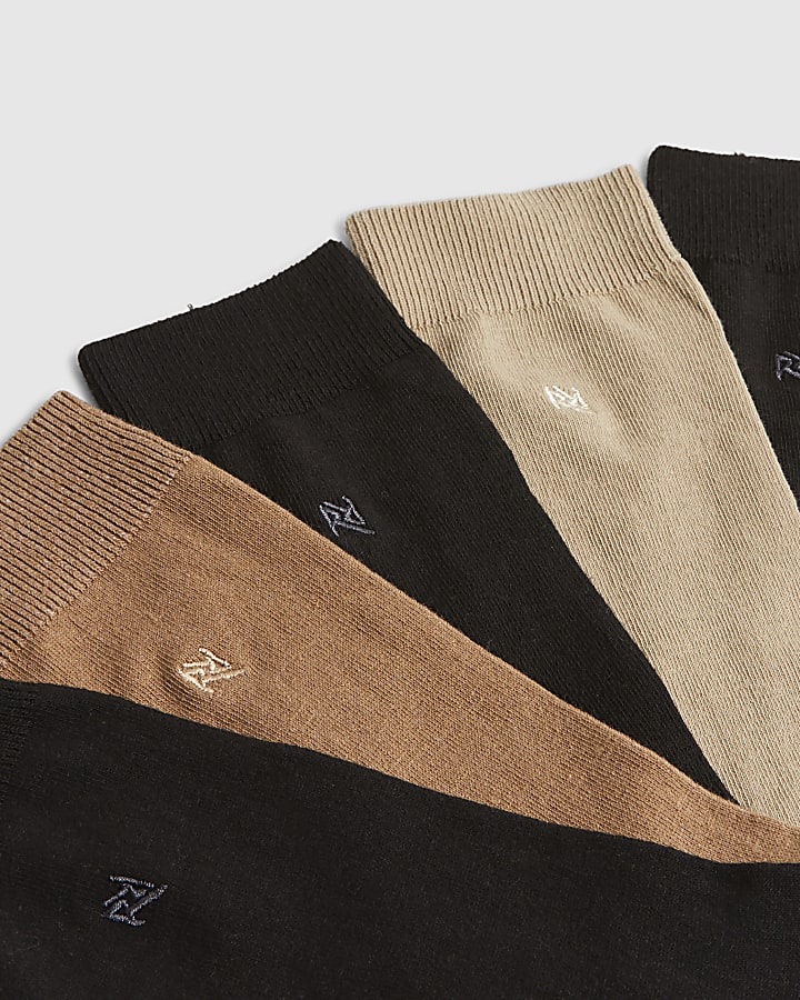 Multi Colour Pack Of 5 RI Socks